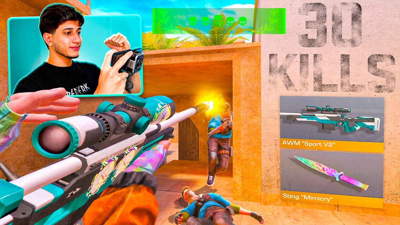 USEI UM KIT NAMELESS e JOGUEI COMO PROFISSIONAL FAZENDO 30 KILLS - STANDOFF 2