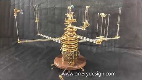 Nine Planet Genesis Orrery