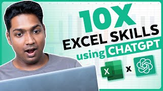 How to Increase your Excel Skills with ChatGPT (10x Productivity )