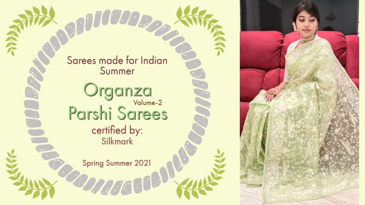 Debanjali's Hindi Series|| Parsi Work Sarees  || Tussar ,Organza  |Web Series Episode 132||