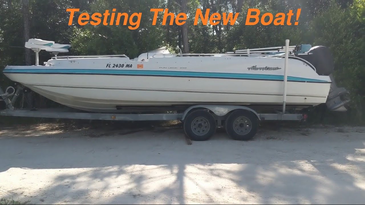 Testing Our New 23' HURRICANE DECK BOAT, and Fishing on the Suwannee River!  