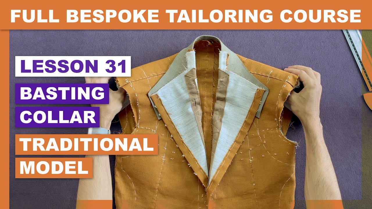 L31 How To Baste A Tailored Collar Traditional Model Online Coat l31-how-to-baste-a-tailored-collar-traditional-model-online-coat