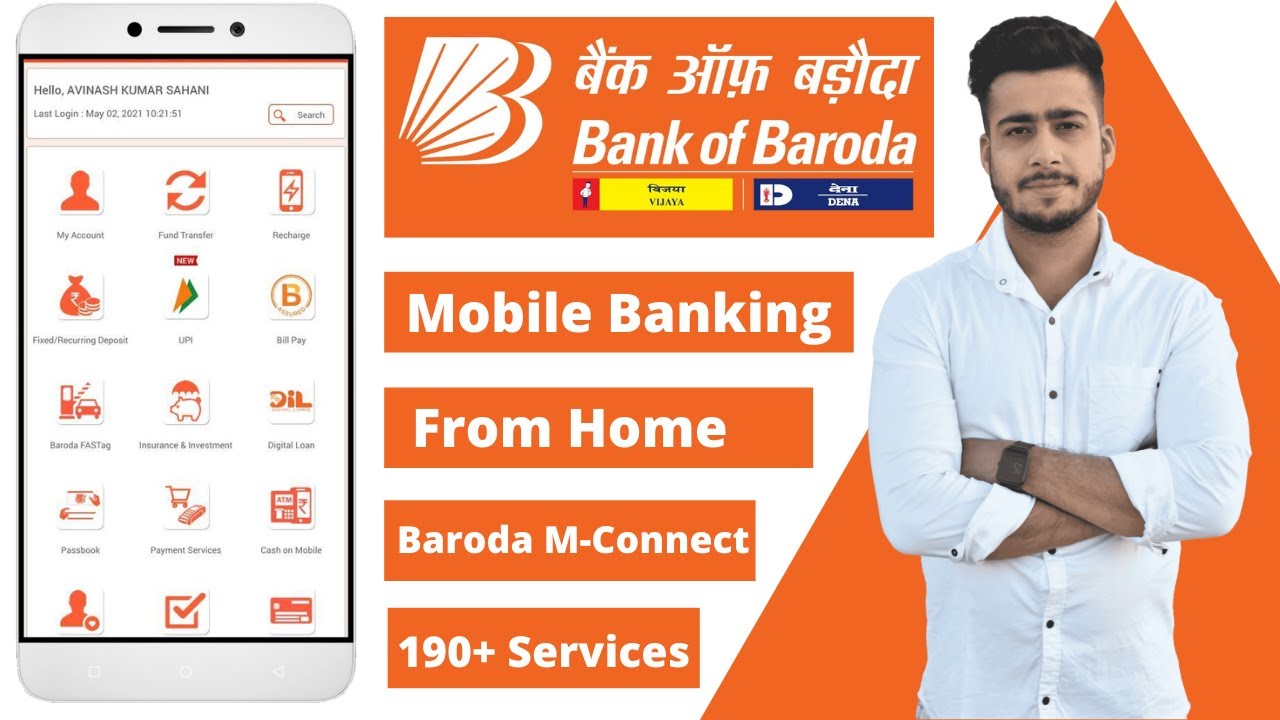 Bank of Baroda Mconnect Plus App Review 190+ Banking Services
