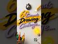 60 Second Art Challenge ⏱️🎨I had ONE try to finish this… no pause, no restart. #speeddraw #quickdraw