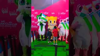 meet the mascots of AFC Aisa cup qatar 2023 #short #afcasiancup #trending #shorts
