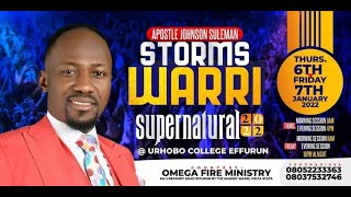 MIGHTY TURNAROUND 2022 WITH APOSTLE JOHNSON SULEMAN -WARRI DELTA STATE DAY 1 MORNING