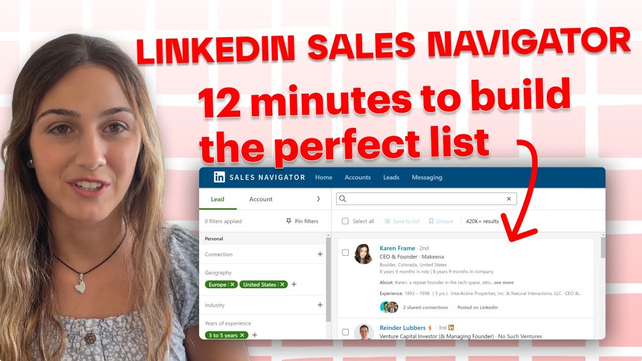 LinkedIn Sales Navigator Guide: 10 minutes to master it [2024] - YouTube