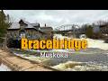 Bracebridge Muskoka Travel Vlog | High Falls, Bracebridge Falls, Silver Bridge & Manitoba Street