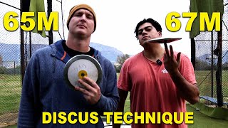 65+M Discus Throwers Break Down Their Technique