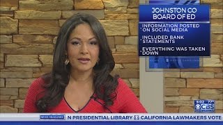 Financial records for Johnston County schools exposed