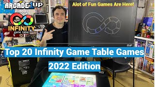 Arcade1up Infinity Game Table Top 20 Games 2022 Edition - Monopoly, Risk, Tapple, and More!