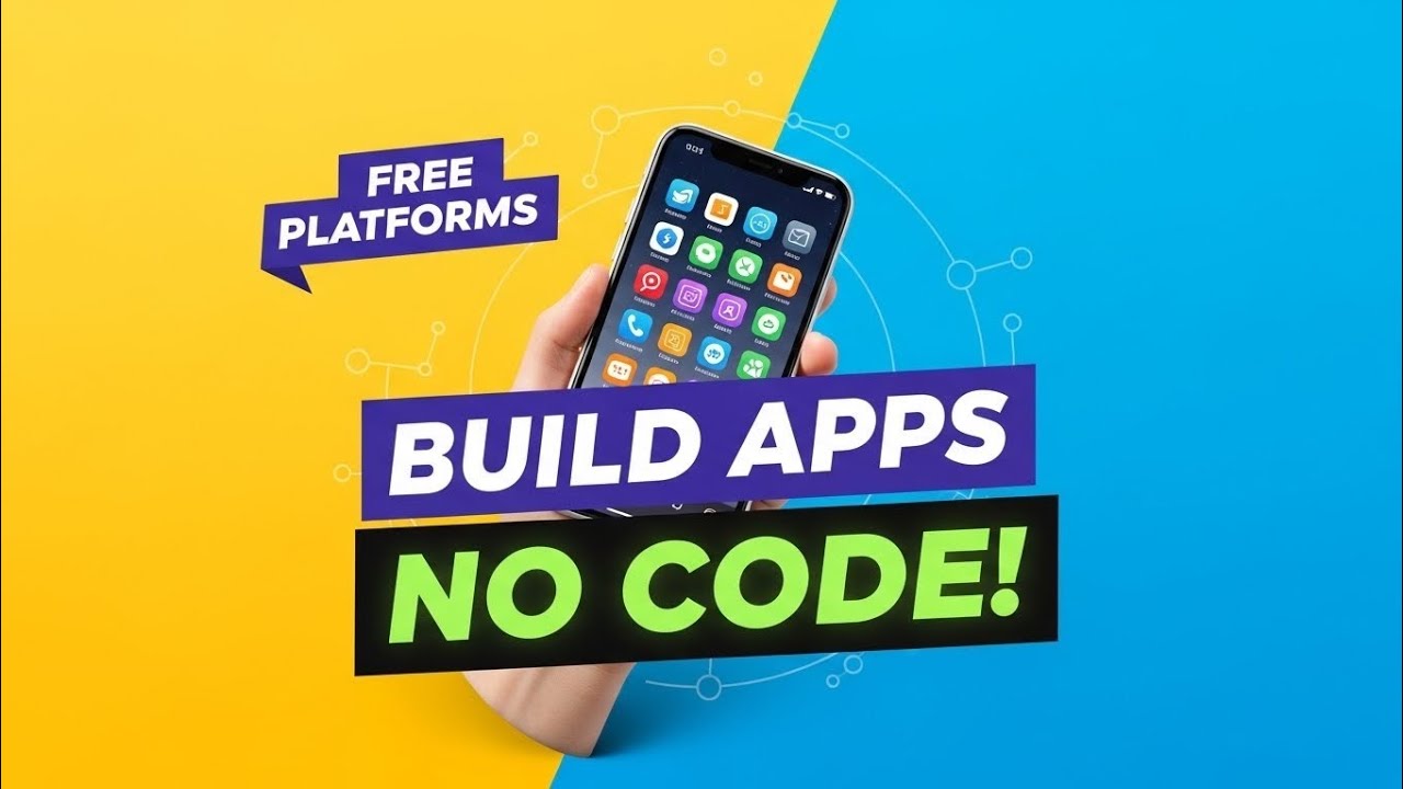 Top 3 FREE Platforms to Build an App with ZERO Code! - YouTube
