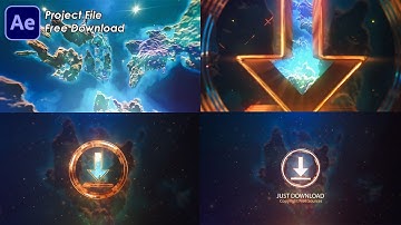 After Effects 3D Space Logo Intro Template | Free Download #08