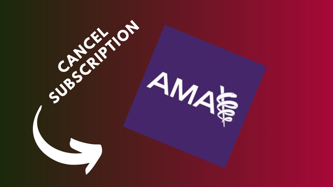 how to cancel ama subscription - YouTube
