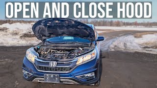 How to Open (and Close) the Hood - Honda CR-V (2012-2016)