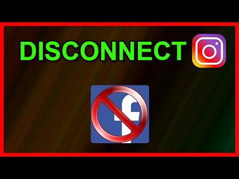 How to Disconnect / Unlink Instagram from Facebook account (2020)