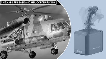 Moza AB9 FFB Base, Helicopter Flying (DCS Mi-8)