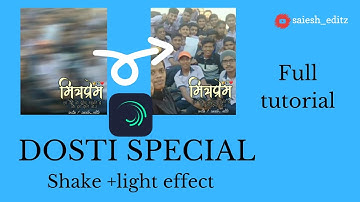 Trending  dosti shake effect attitude status editing in alight motion🔥