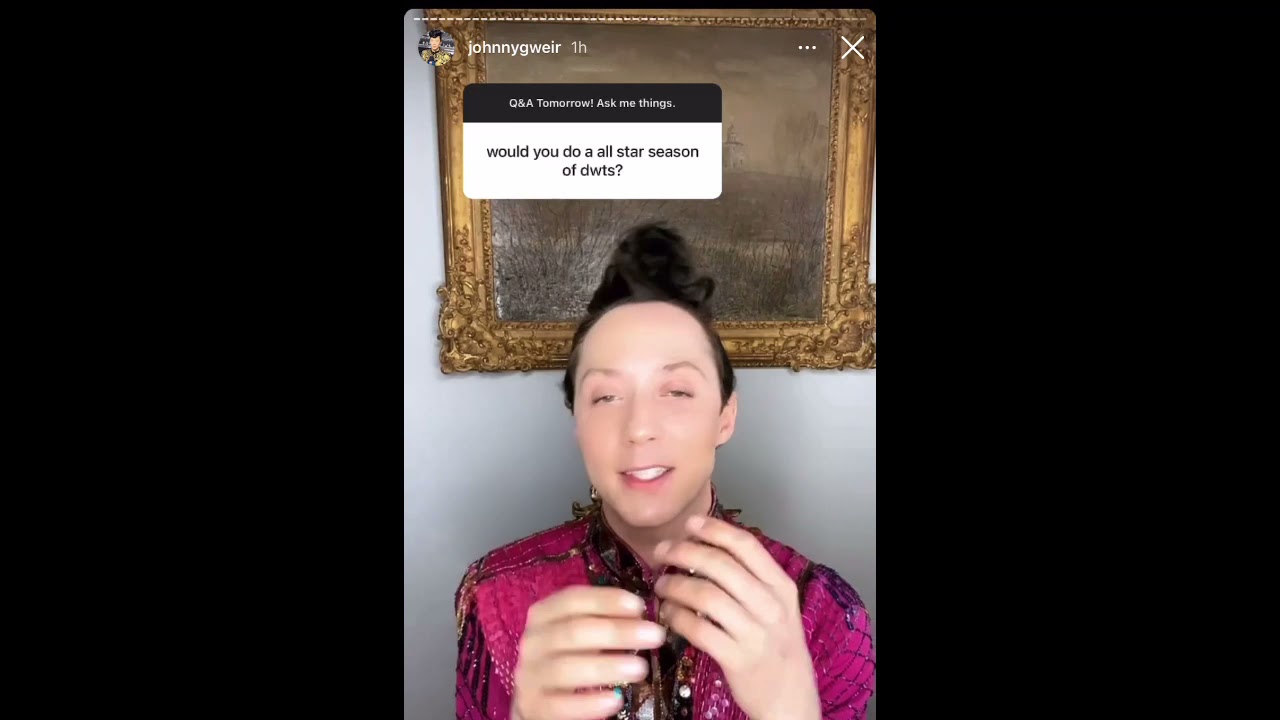 Johnny Weir Q&A 21.03.2021