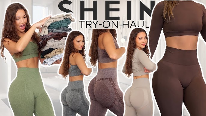 SHEIN ACTIVEWEAR TRY-ON HAUL!, 10+ SETS + GYMSHARK DUPES?