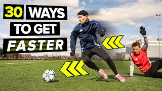 The cheat sheet to becoming a faster football player