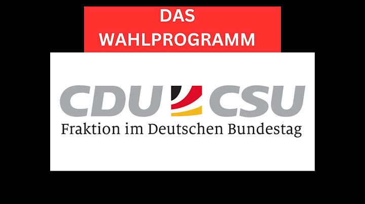 Das Wahlprogramm der CDU/CSU im Blick I Bundestagswahlen 2025