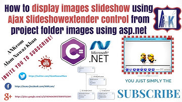 How to display images slideshow using  Ajax Slideshowextender control using asp.net