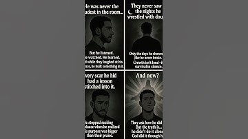 “He built in silence. They laughed. God answered. Now they watch.” #short | #motivation  | #faith