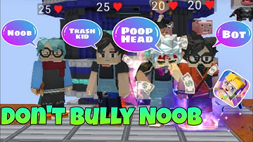 Story of Noob Got Bully - Blockman Go BedWars