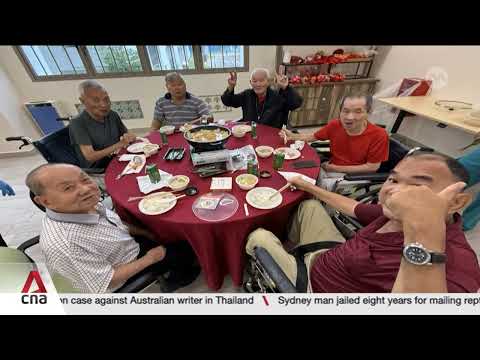 Nursing homes bring in lion dances, special festive dishes for residents