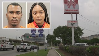 Man, woman charged in two NW Houston fast food restaurant shootings