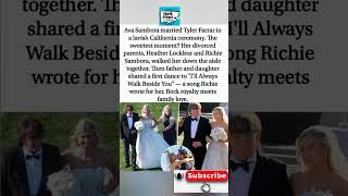 Heather Locklear &amp; Richie Sambora reunite to walk daughter Ava down the aisle. 💕 #shorts