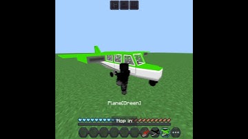 How i fly✈️ plane in Minecraft Pe Minecraft plane addon (mod) #shorysfeed #minecraft #viral