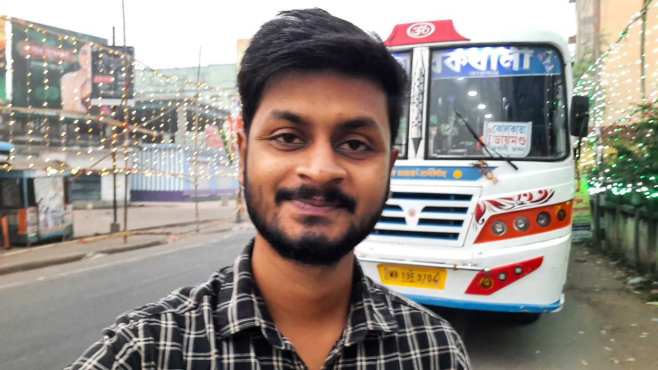 কালী পুজোর দিন দুটো বকখালি BUS একসাথে | Bakkhali - Kolkata Bus Journey | Bus Business
