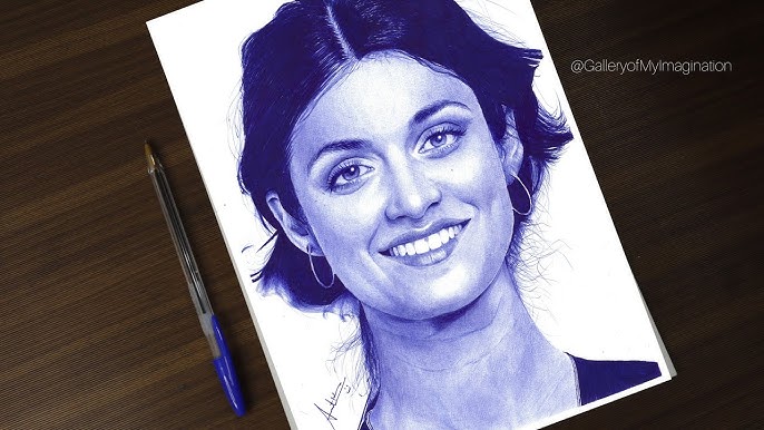 Enam Bosokah's ballpoint pen art - Mirror Online