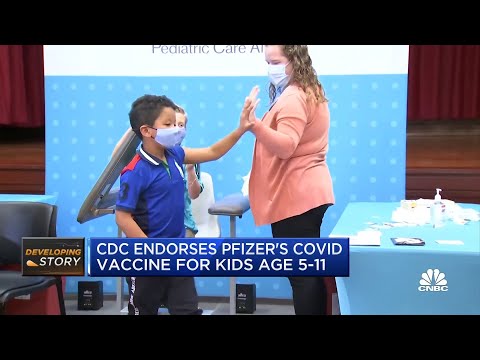 CDC endorses Pfizer&rsquo;s Covid-19 vaccine for kids age 5 to 11