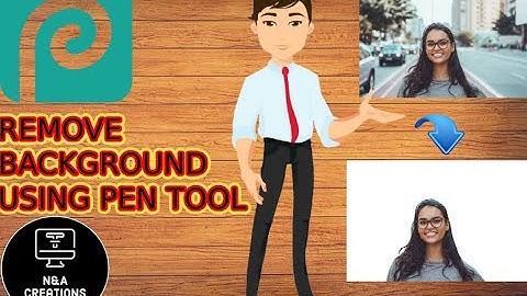 How to remove background using pen tool in Photopea.|N&A Creationz|