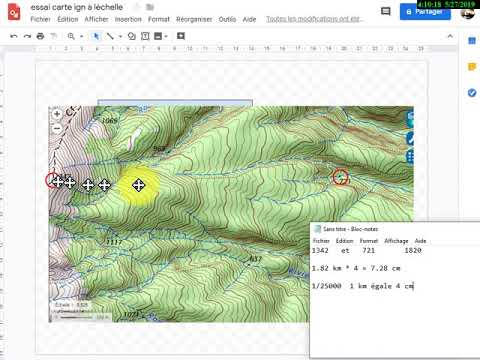 Cartographie: Mettre à l'échelle une photo de carte ou aérienne Géoportail dans un programme