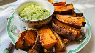 Baked Sweet Potato with Avocado Mousse