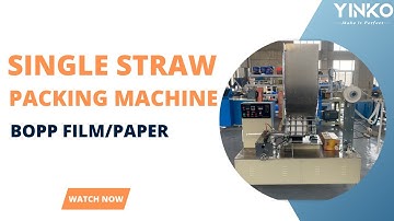 High Speed 031 Single Straw Packing Machine Working Perfectly
