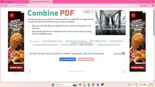 How to combine PDF