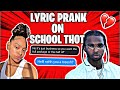 Pop Smoke “ Something Special “ Lyric Prank On School Th*T ( She wants me to Buy!!)