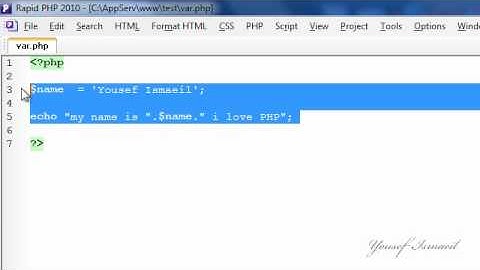 05 PHP Variables Rules
