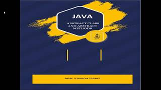 Java Abstract Class  & Abstract method