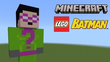 How to build The Riddler in Minecraft - LEGO Batman