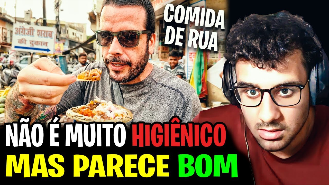 UM DIA INTEIRO PROVANDO COMIDA DE RUA NA INDIA! ABSOLUT REAGE E DIZ SE FARIA UM TOUR GASTRONOMICO LÁ