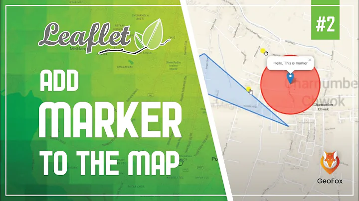 Leaflet JS Tutorial || Add A Marker To The Map Layer || Leaflet Series || GeoFox || Leaflet#2