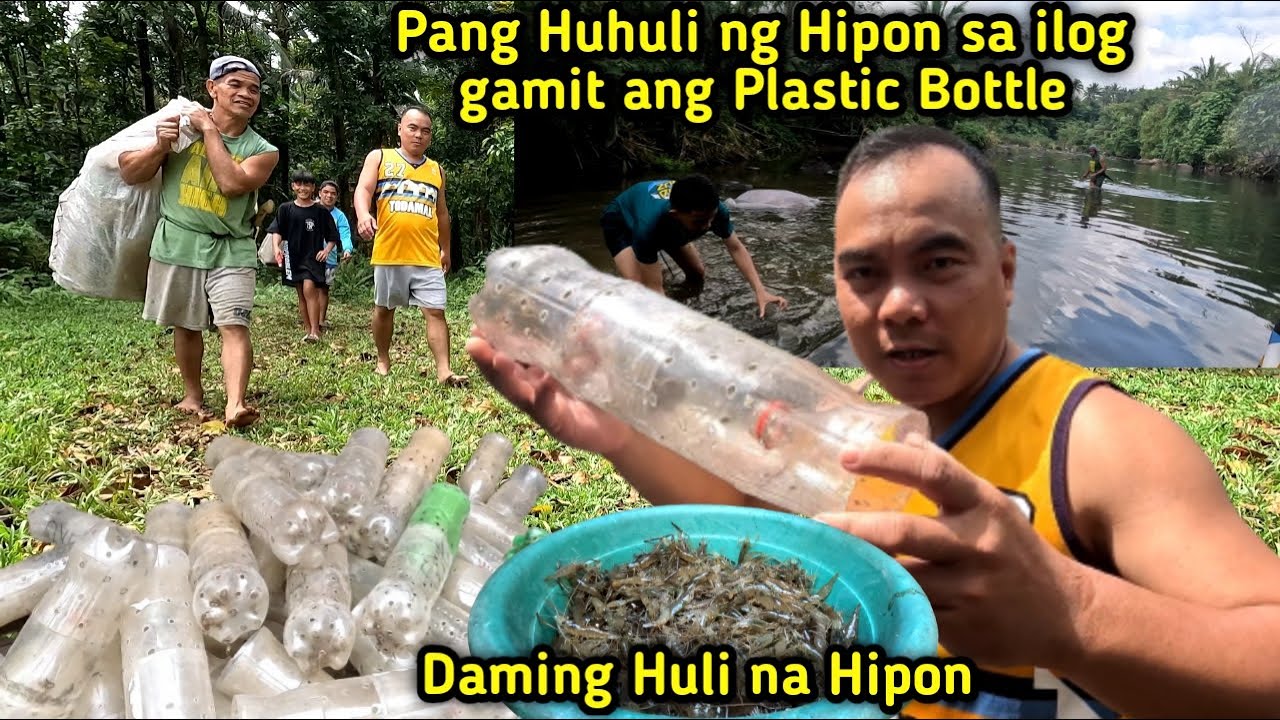 PART -1 Pang Huhuli ng Hipon sa ilog gamit ang Plastic Bottle | Pag uumang ng Tain