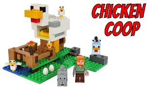 chicken lego minecraft coop build speed