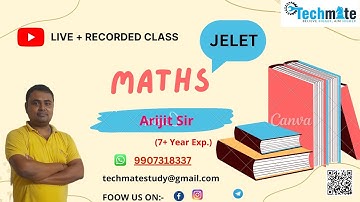 Lecture-03 II Engineering Mathematics II Calculus (Integration) II Arijit Sir II JELET-2023